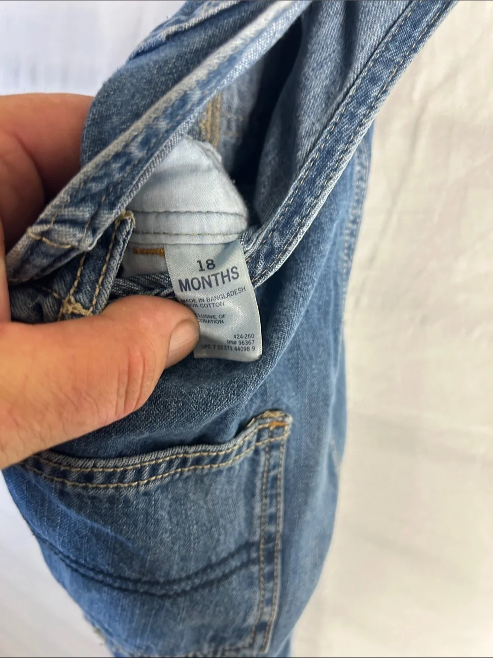 OshKosh B'gosh Classic Denim Overalls in Medium Blue